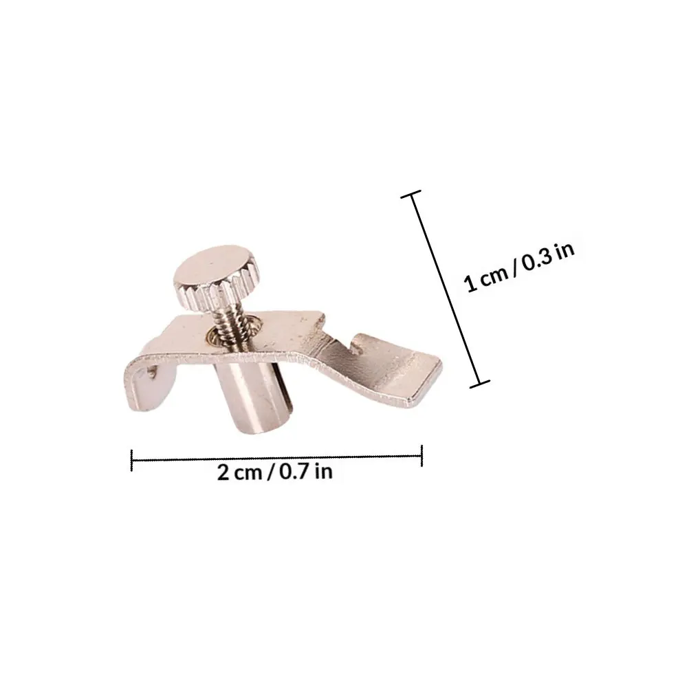 6Pcs Exquisite Craftsmanship Stainless Steel Erhu Fine Tuner String Adjuster Easy Installation Erhu Accessory for Comfortable