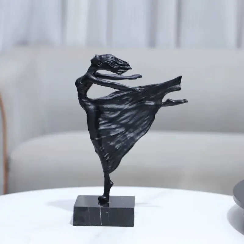 Room Decoration Abstract Character Sculpture Dancing Girl Statue Art Decoration Ornament Home Decoration Gifts