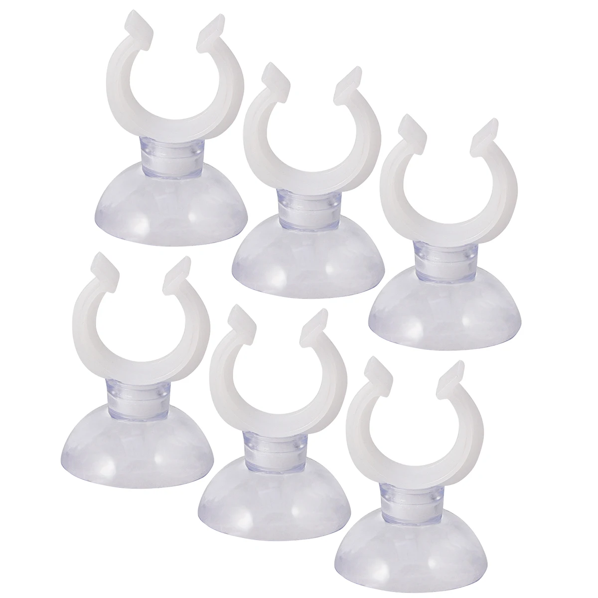 

30 Pcs Transparent Suction Cup Hose Clip Aquarium Fixer Fish Tank Clamp Holder Tube Sucker Smooth Surface Wire Small