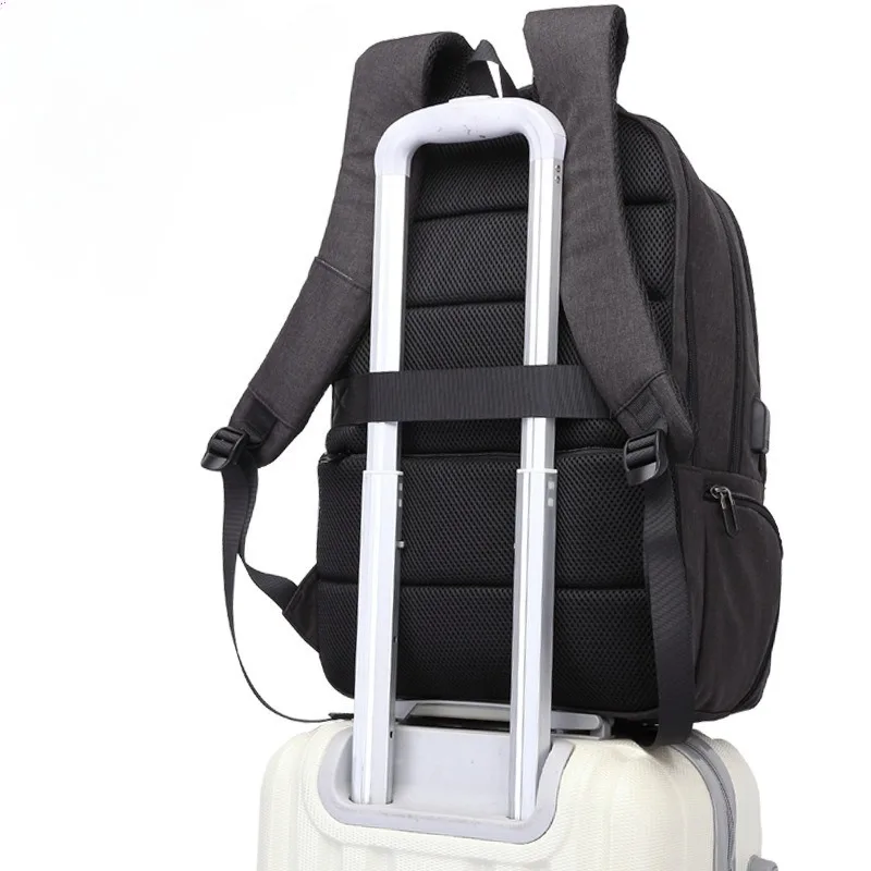 Compact computer bag with breathable back support, business bag, outdoor durable and waterproof travel bag