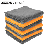 40X40cm Premium Microfiber Towels Car Care Washing Thicken Towel Car Detailing Drying Cloth Cleaning Tool Auto Wash Accessories