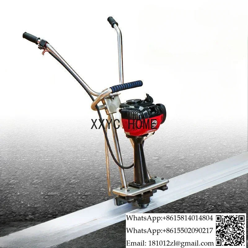 Concrete gasoline vibrating ruler cement pavement electric vibrating ruler flat ruler smoothing machine