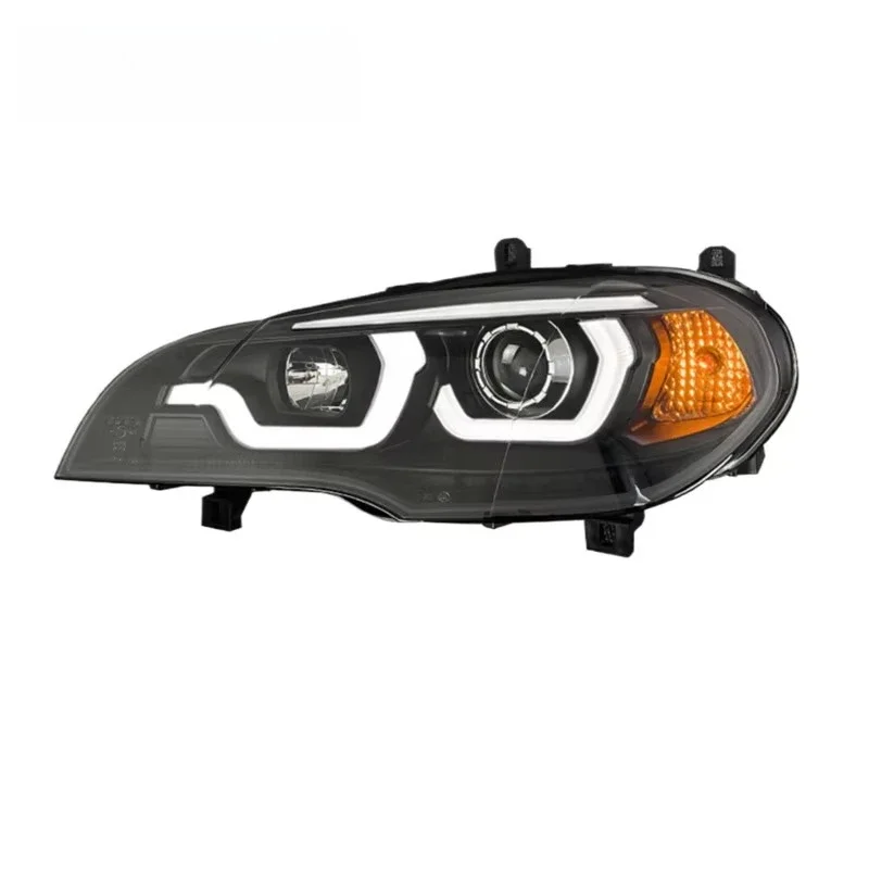 2 Unit LED Headlight Automatic Lighting System for Automobiles Front Headlights Vehicle Components Suitable for  07th-13nd X5