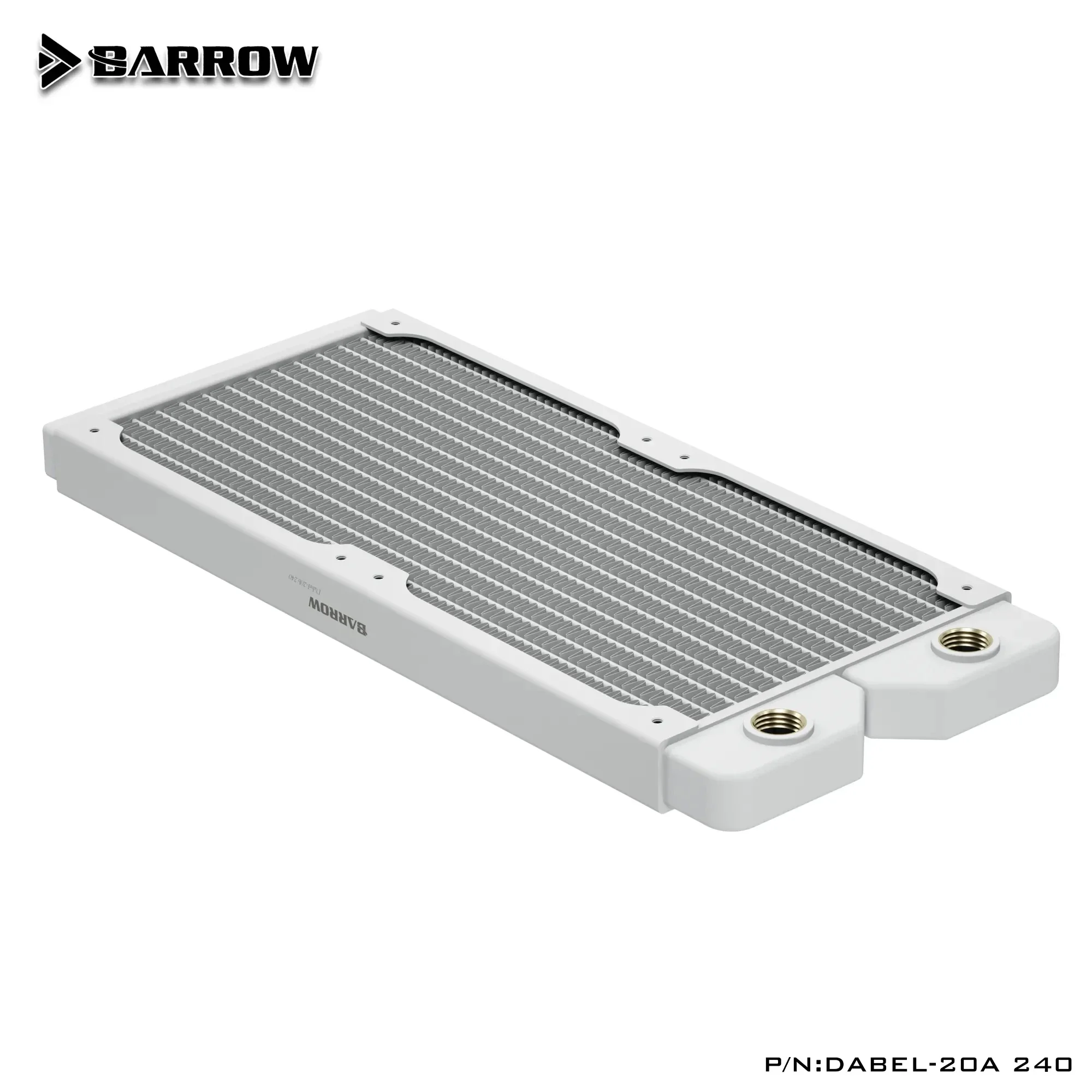 Barrow Water cooling Radiator Dabel-20b 240/360mm Copper Heatsink 20mm Thickness for 120mm Fan PC Gaming Liquid Cooling Building