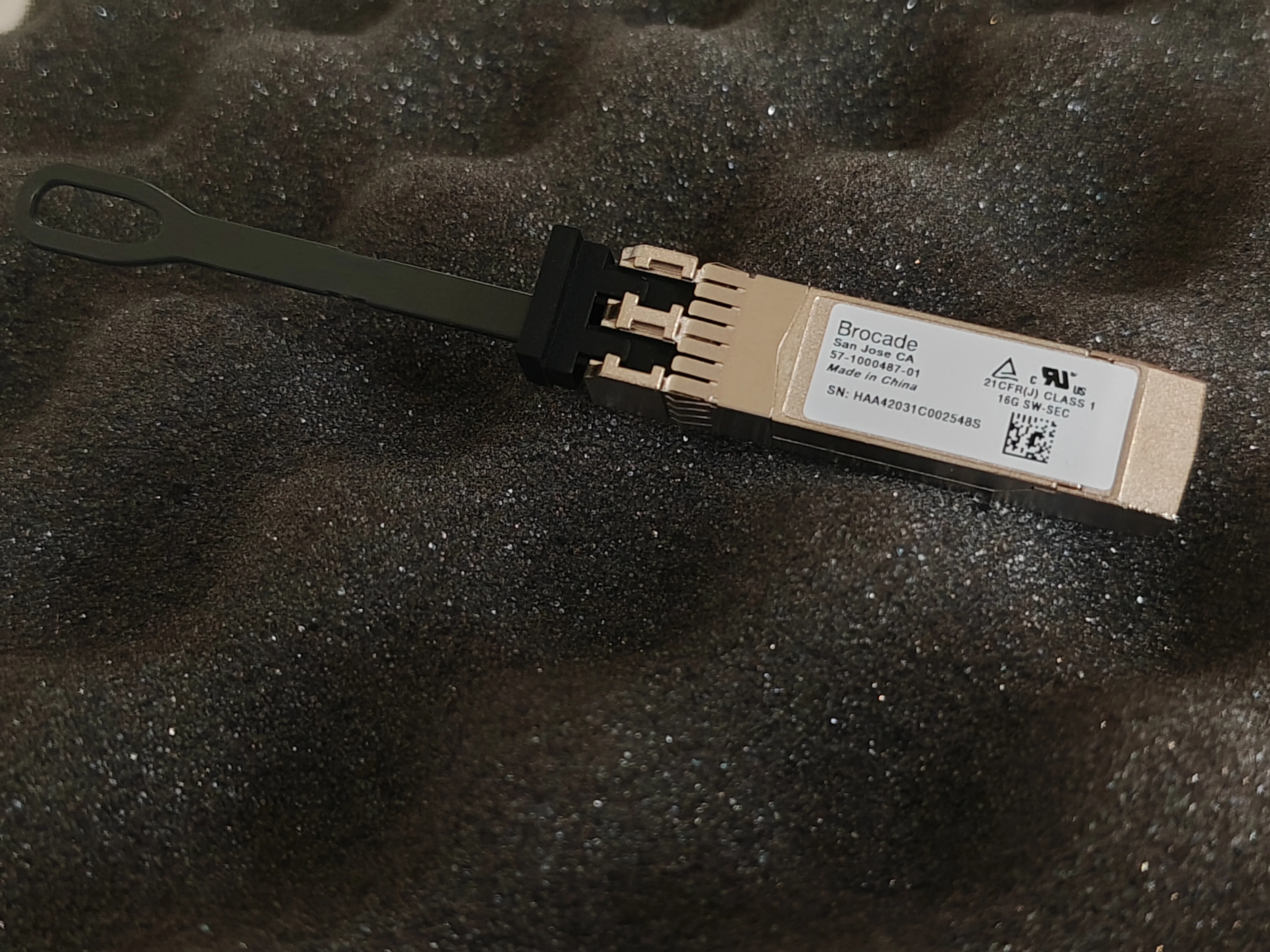 

Original New Brocade sfp 16gb/57-1000487-01/SWL XBR-000192/193 16G-SW 16G FC SFP+ 850NM 16g fiber port switch/16G module