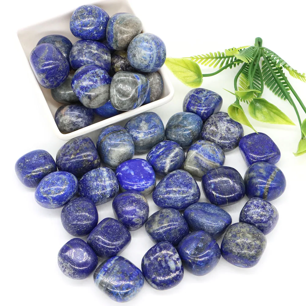 Wholesale Natural Tumbled Stones Lapis Lazuli Reiki Healing Crystals Gemstone Minerals Specimen Home Garden Tank Aquarium Decor