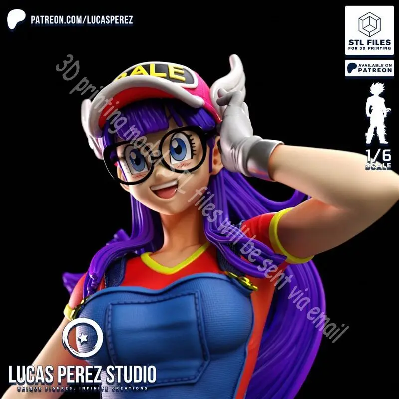 NUEVO Archivo STL de Impresión 3D de la Figura de Acción Dr. Slump Arale, Modelo de Alta Precisión y Detalle, Personaje de Anime Coleccionable, Archivo de Fuente para Impresión