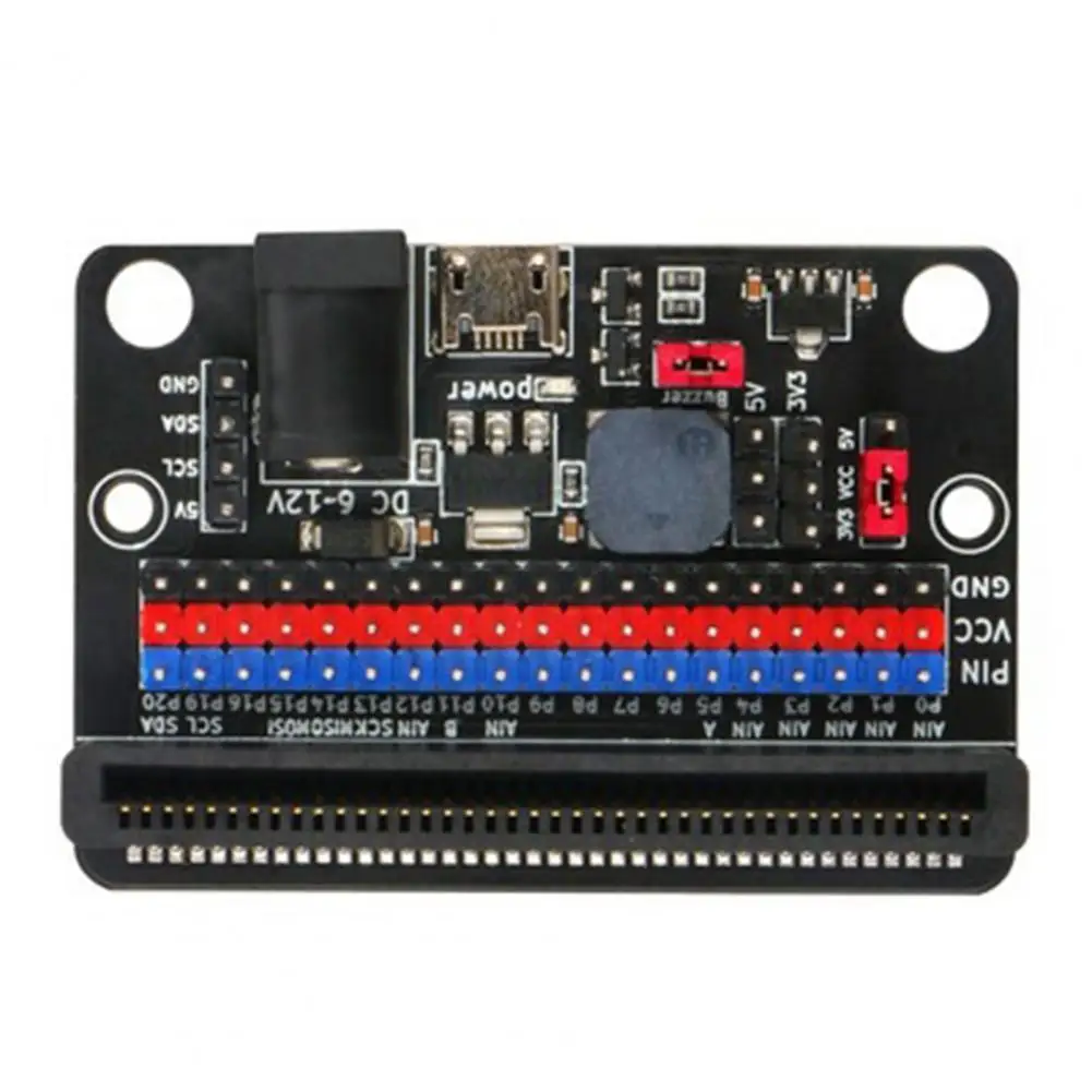 

Expansion Board Practical I2C Communication Interface DC 6-12V USB Power Supply Micro Bit Adapter Board School Supply