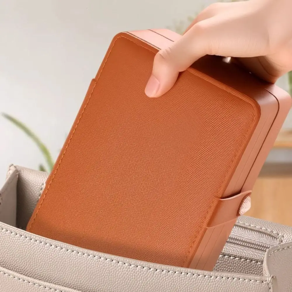 

Simple PU Jewelry Packing Bag Multilayer Bracelet Earrings Jewelry Storage Case Rings Necklace Organizer Jewelry Holder Travel