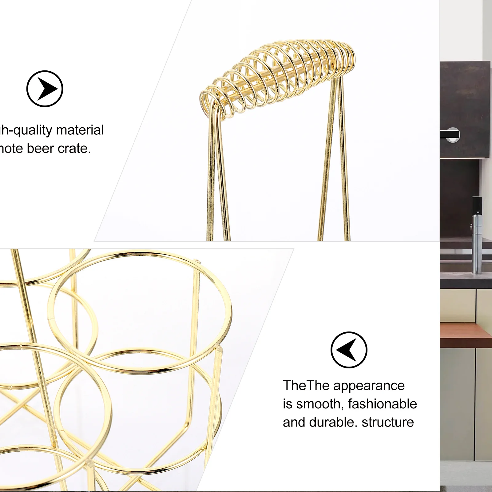 حامل زجاجات البيرة، حامل ناعم الملمس، مقبض قوي، زجاجات نقل المتجر، أداة عملية، سلة تخزين البيرة أسهل للحياة