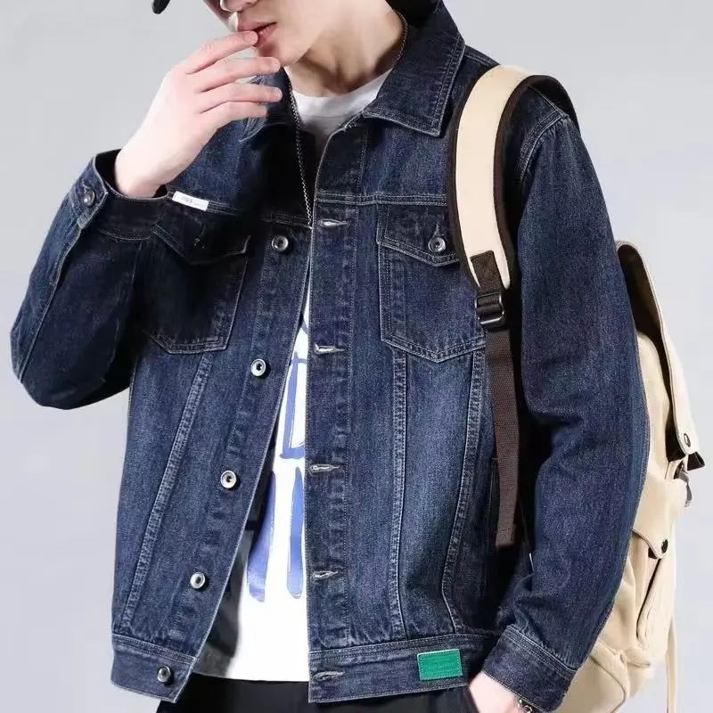 

Jeans Men's Denim Jackets for Men Jeans Autumn New in Jackets Man Jean Dresses Cowboy Clothes Man Cowboy Work Wear Mens Clothing
