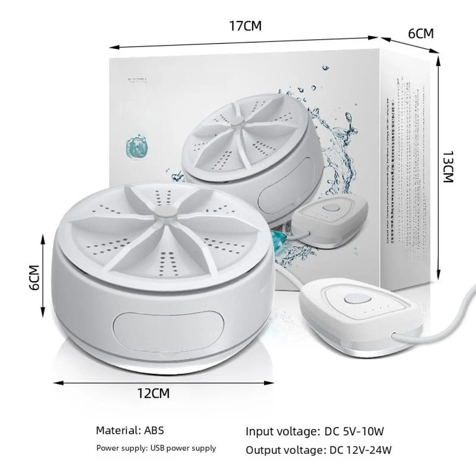 Mini Washing Machine Cleaning Tool Electric for Socks Portable with Water Bucket for Travel Touring Home Apartment College Rooms