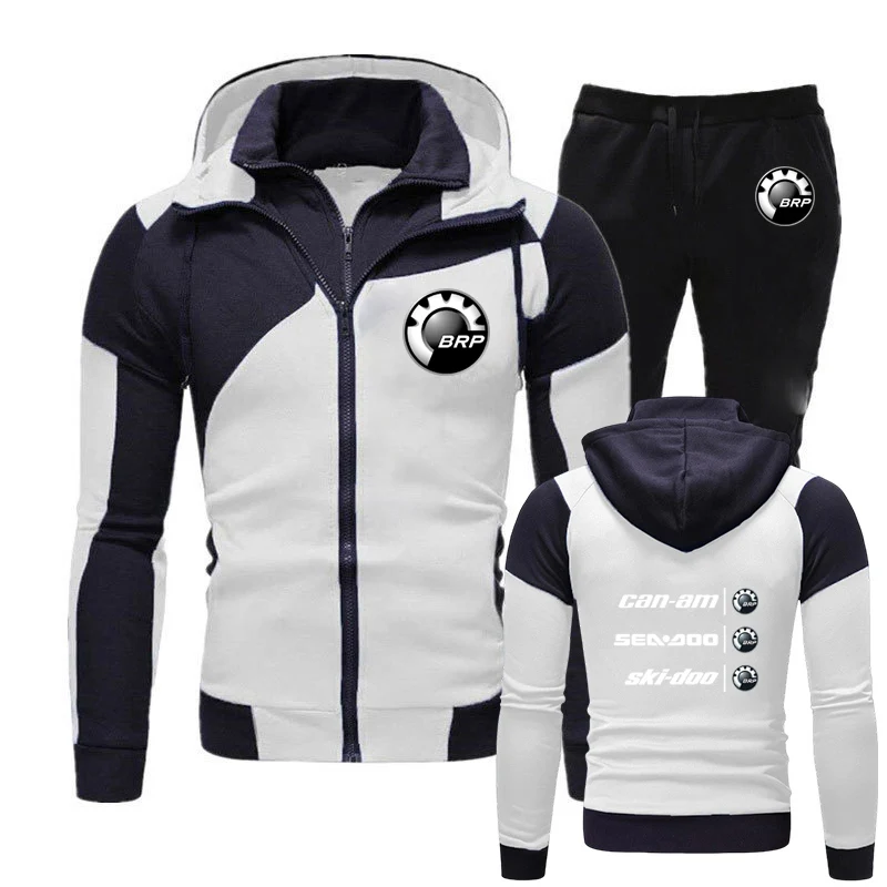 

2025 Can Am Spring And Autumn Man's Ski Doo Logo Print Sea doo Popular Mix Match Fashion Hoodies Sports Long Pants Suits