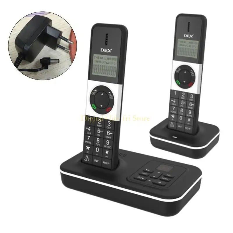 Teléfono inalámbrico E06D D1002 con pantalla llamadas Teléfono fijo para oficina