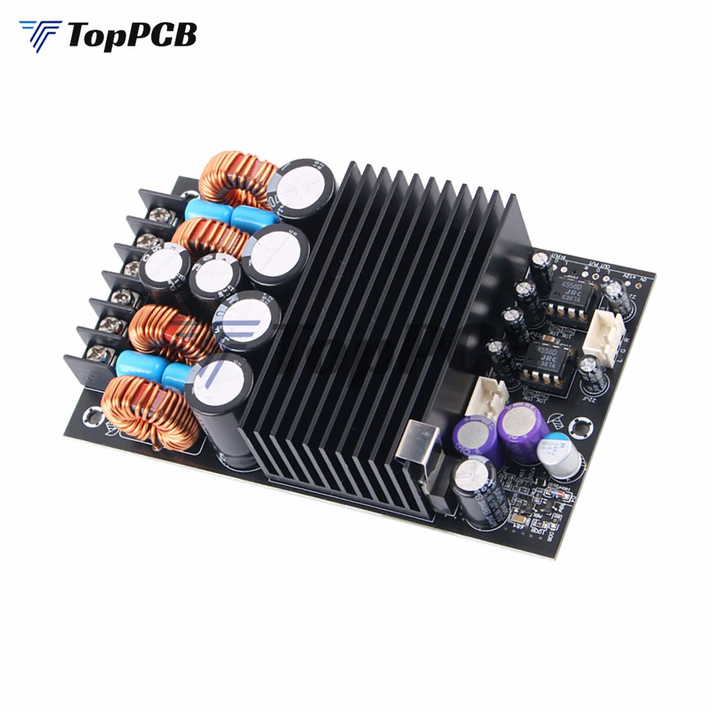 300W+300W 2.0 Channel TPA3255 HiFi Digital Audio Power Amplifier Board Class D Sound Amp for Car Speaker Subwoofer Home Theater