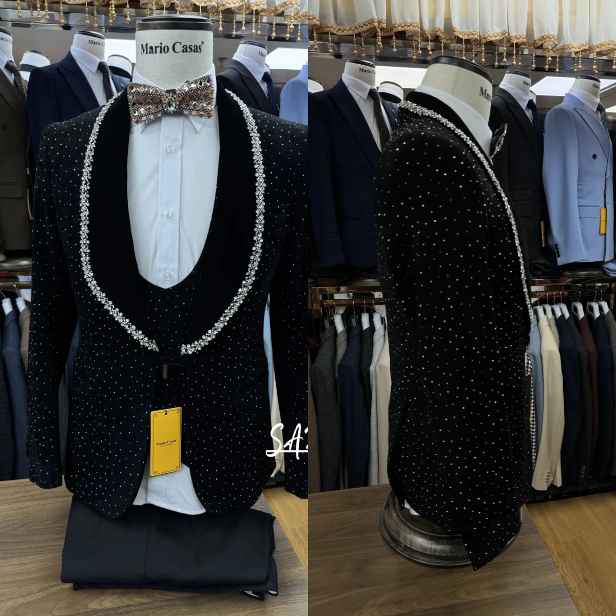 

Elegant Men's Wedding Blazer Shawl Lapel Jacket Single Breasted Tuxedos Business Party Wear Only Coat Customized