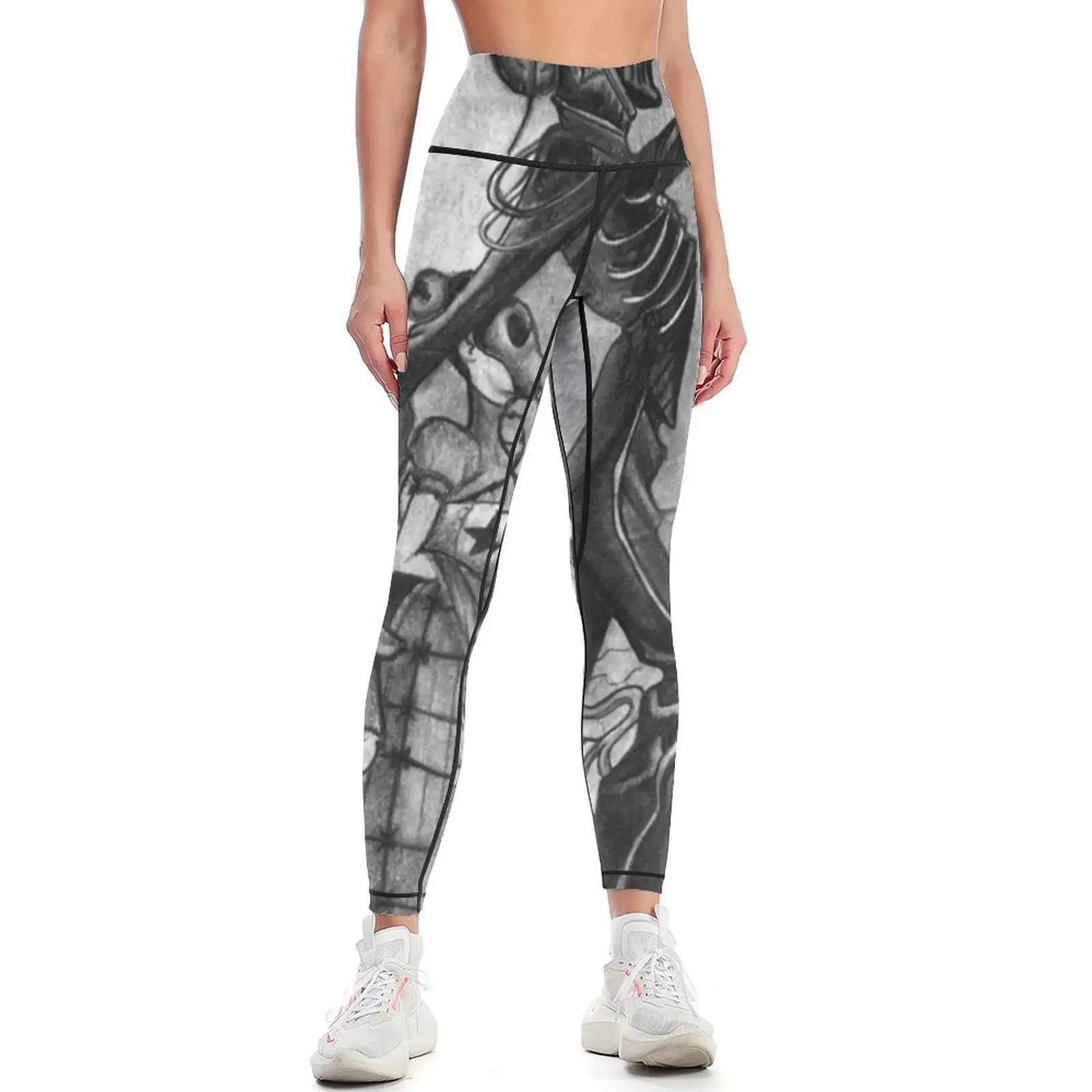 

BLACK PARADE MCR DAPURA Leggings Women's sports Leginsy push up Women's push up sporty woman push up Womens Leggings
