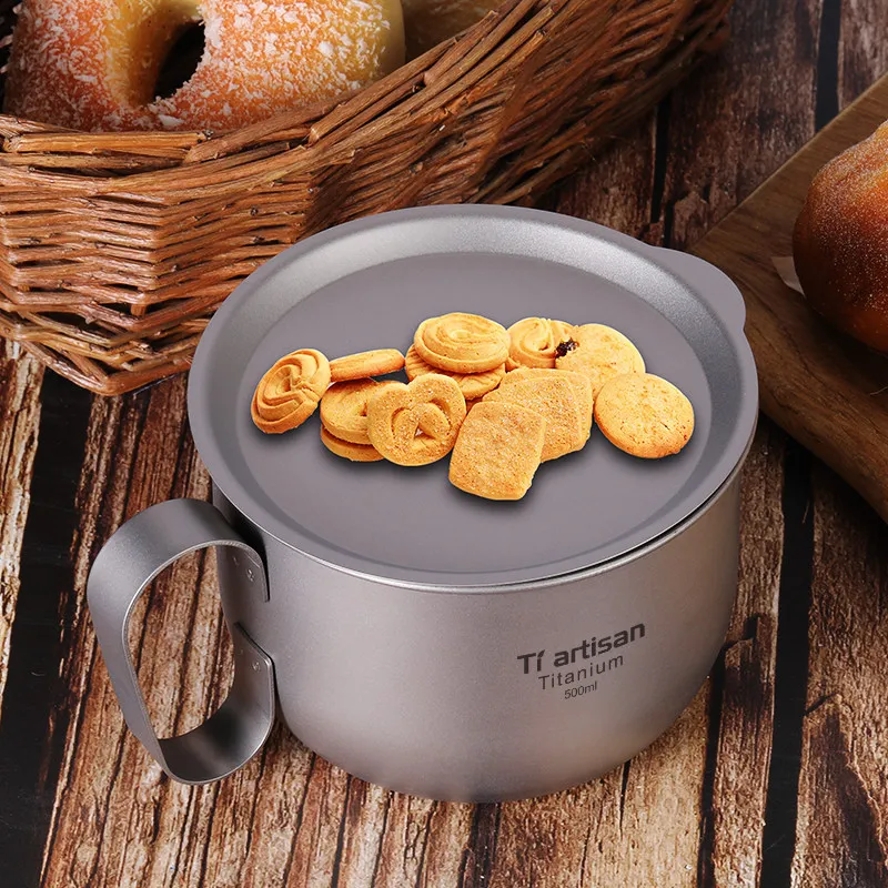 Ta8351 Outdoor Picnic Pure Titanium Cup – Office Coffee Cup, , and Single-Wall Tea Cup For Outdoor Use