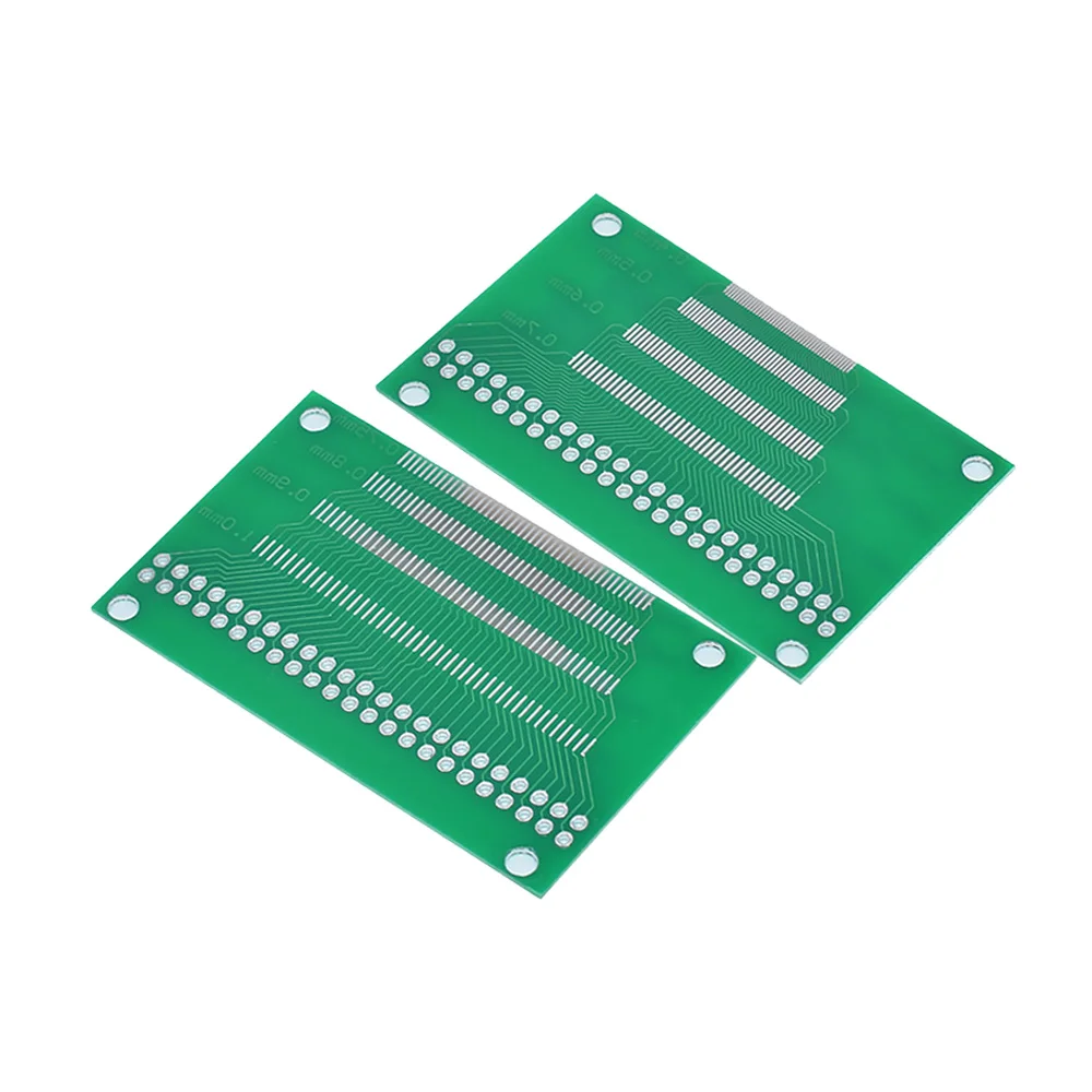 46Pin 50Pin 60Pin 2.0 0.4mm 0.5-1.0mm Pin Pitch TFT LCD SMD To DIP Adapter Board 2.54 pin space Pinboard Test Module FPC PCB