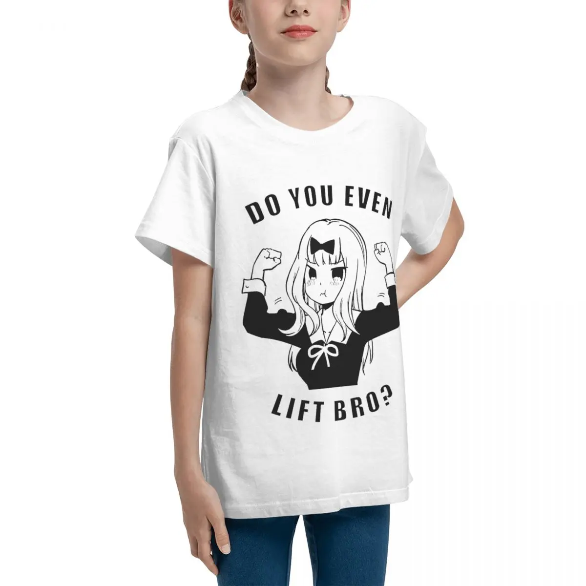 Kaguya Sama Do You Even Lift Essential F High grade Home Teenagers Basic Short Sleeve T-Shirt Retro Tshirt Humor Graphic