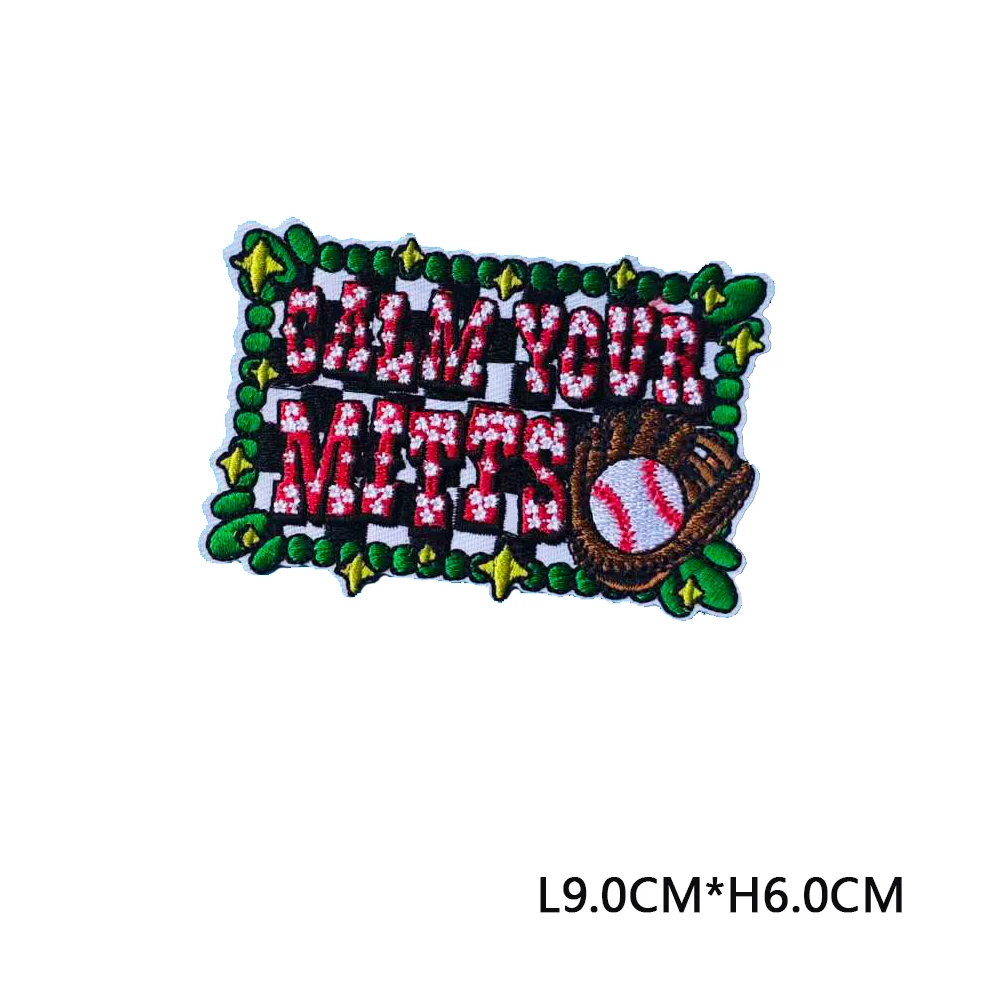 Summer Embroidered Patch Fishing Iron On Patch for Clothing Bags Hats Phones Decoration DIY Applique Repair Patch - view 5