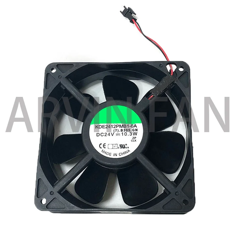 Original KDE2412PMB1-6A DC 24V 10.3W 12038 120x120x38mm 12cm Server Inverter Cooling Fans