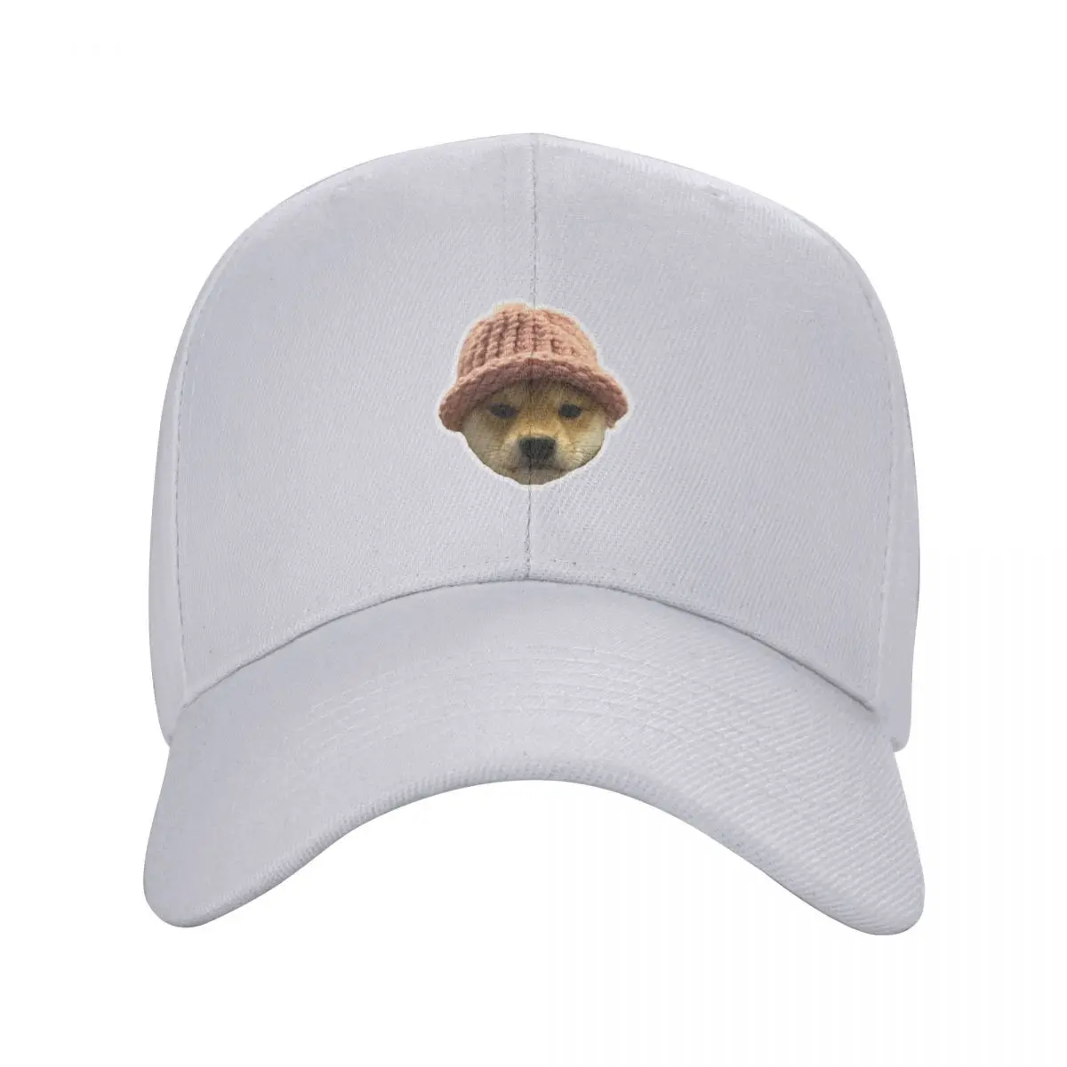 DOG WIF HAT - WIF Meme Coin Cryptocurrency dogwifhat Baseball Cap fishing hat Rave Hat Beach Women Beach Fashion Men's