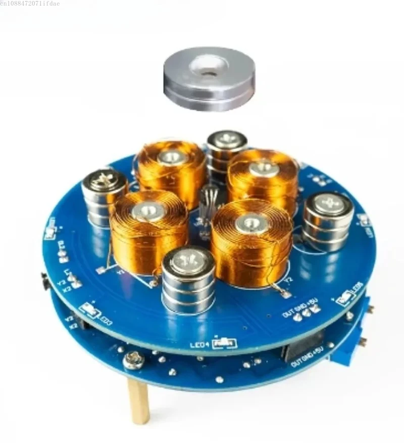 磁気浮上 DIY 電子キット実験用コイルプッシュダウンモジュール回路溶接キット (耐荷重 50g)