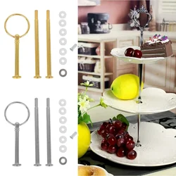 1pc Cake Plate Stand Handle With Accessories Cake Cupcake Plate Stand Fitting Handle Rod For Home Wedding Party DIY Tools