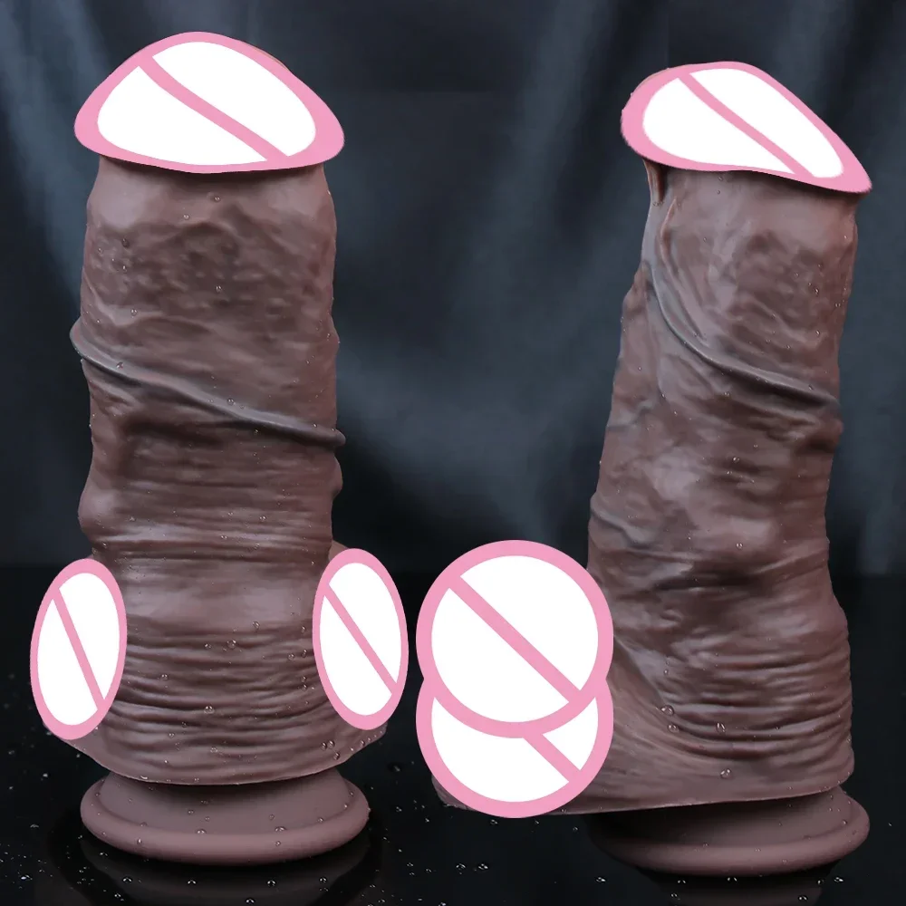 Super Realistic Big Dildo Skin Realistic Sexy Toys Dildos Artificial Fake Penis For Women Vaginal Massager Masturbator Stimulate