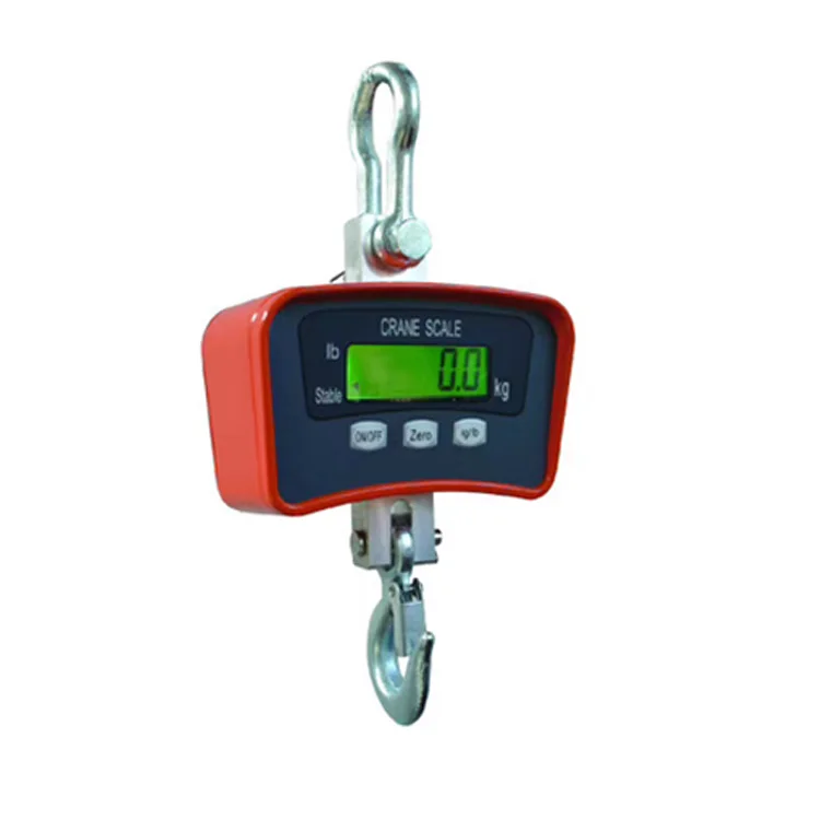 Factory Supply Lightweight Digital Display Crane Weigher Hook Hanging Weighing Scale 1t 2t 5t