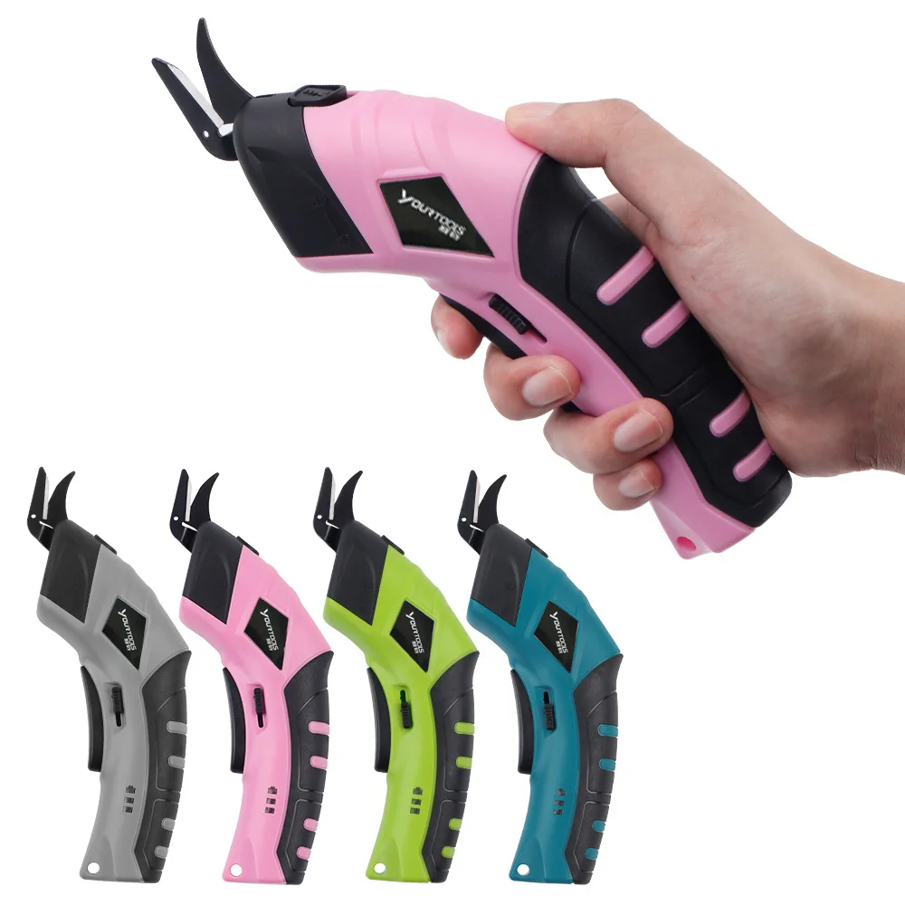 RANKSEA مقص كهربائي آلة قطع النسيج مقص كهربائي خياط ملابس محددة التشذيب مقص كهربائي ﻿