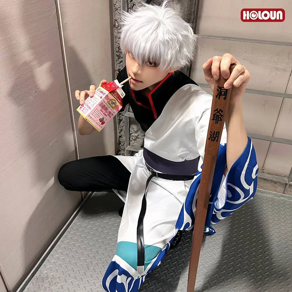 Sakata Gintoki Cosplay Costume GINTAMA  Suit for Halloween Carnival Party Event Anime Adult COS Christmas Gift