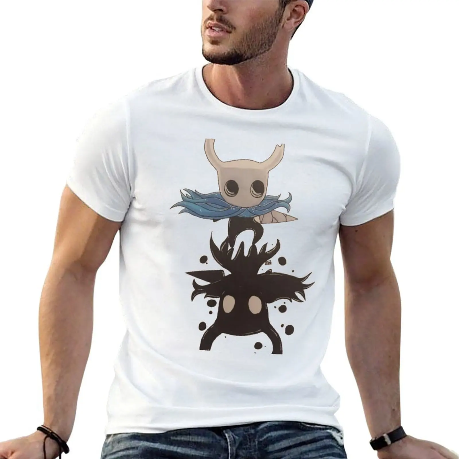 Hollow Knight T-Shirt basketball graphic tees valentines clothes mens graphic t-shirts anime