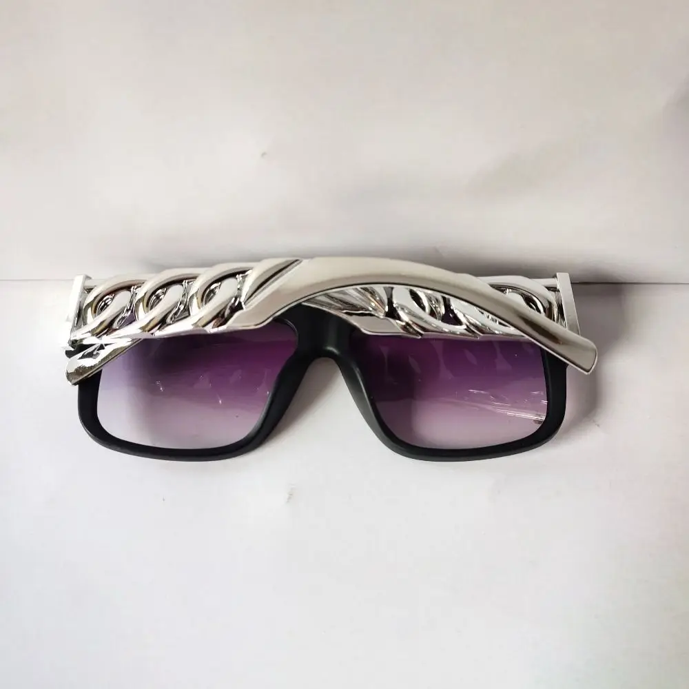 

Hip Hop Sweet Eyewear Punk Sunglasses UV Protective Black Shades Driving Glasses Fashionable Travel Outdoor Sunglasses