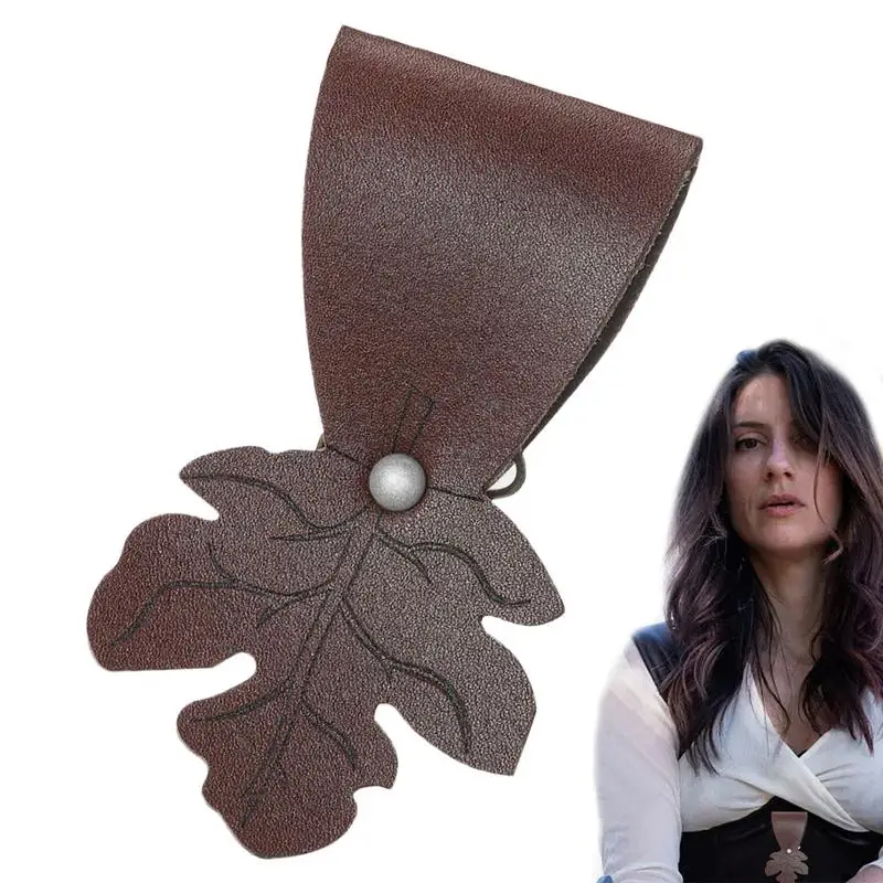 Renaissance Belt Accessories Skirt Hikes Skirt Lifter Clips With Leaves Shape Halloween Skirt Hikes Clips For Men Women