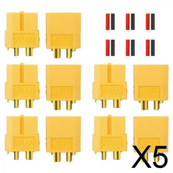 

RC Accessory Wire XT60 Connector Waterproof Non Slip Adapter Heat Shrink Tube for RC Aircraft