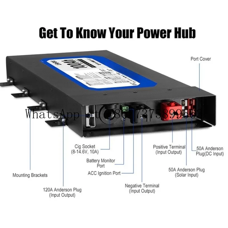 Built in 40A DC DC  Charger for RV  System