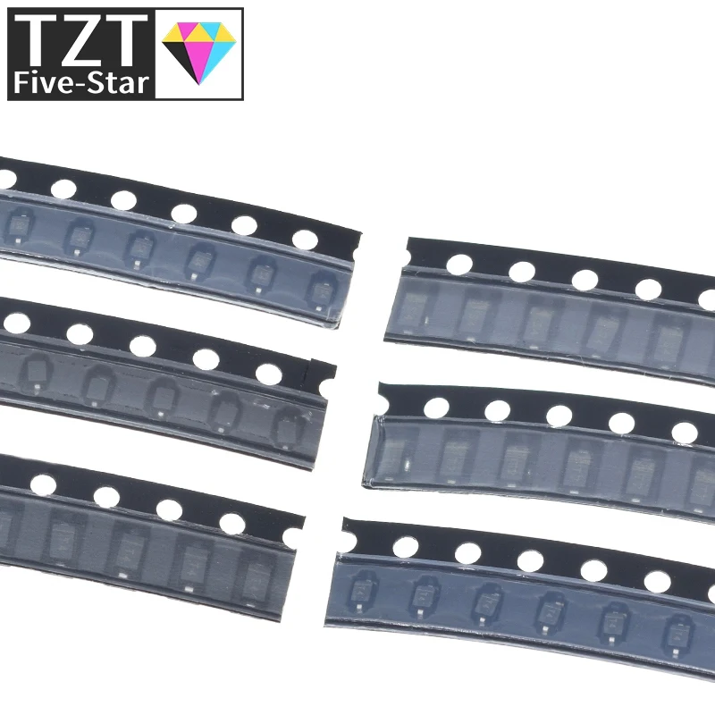 

100pcs 0805 1N5819 1N4007 1N4148 SOD123 1206 1N4148WS 1N5819WS B5819WS SOD323