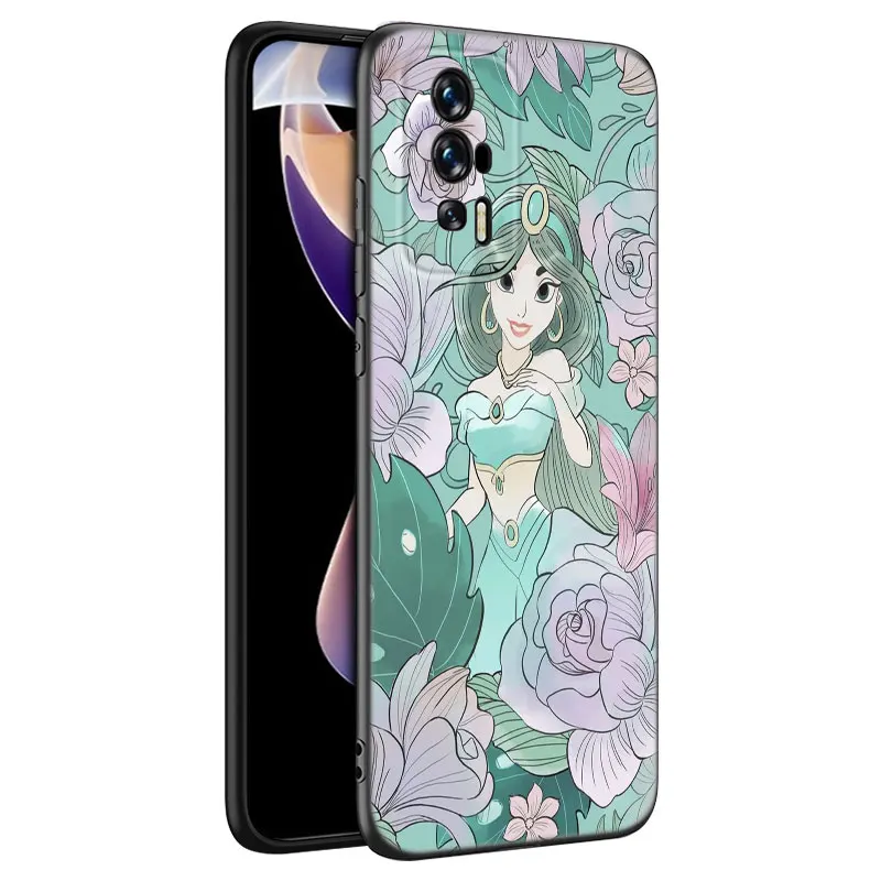 Cinderella Snow White Jasmine Aurora Phone Case For Redmi 11 Prime 11A 12C 13C A1 A2 A3 12 4G 10 5G 9A 10A 9C 10C 9i 12R 13R 9T