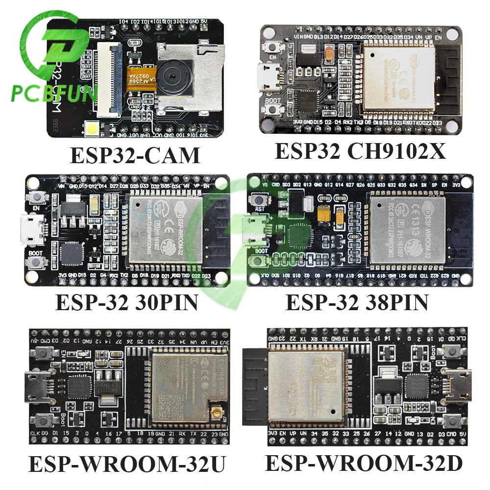 ESP32 WiFi Bluetooth Development Board Ultra-Low Power Consumption Dual Core ESP-32S ESP-WROOM-32U ESP-WROOM-32D ESP 32