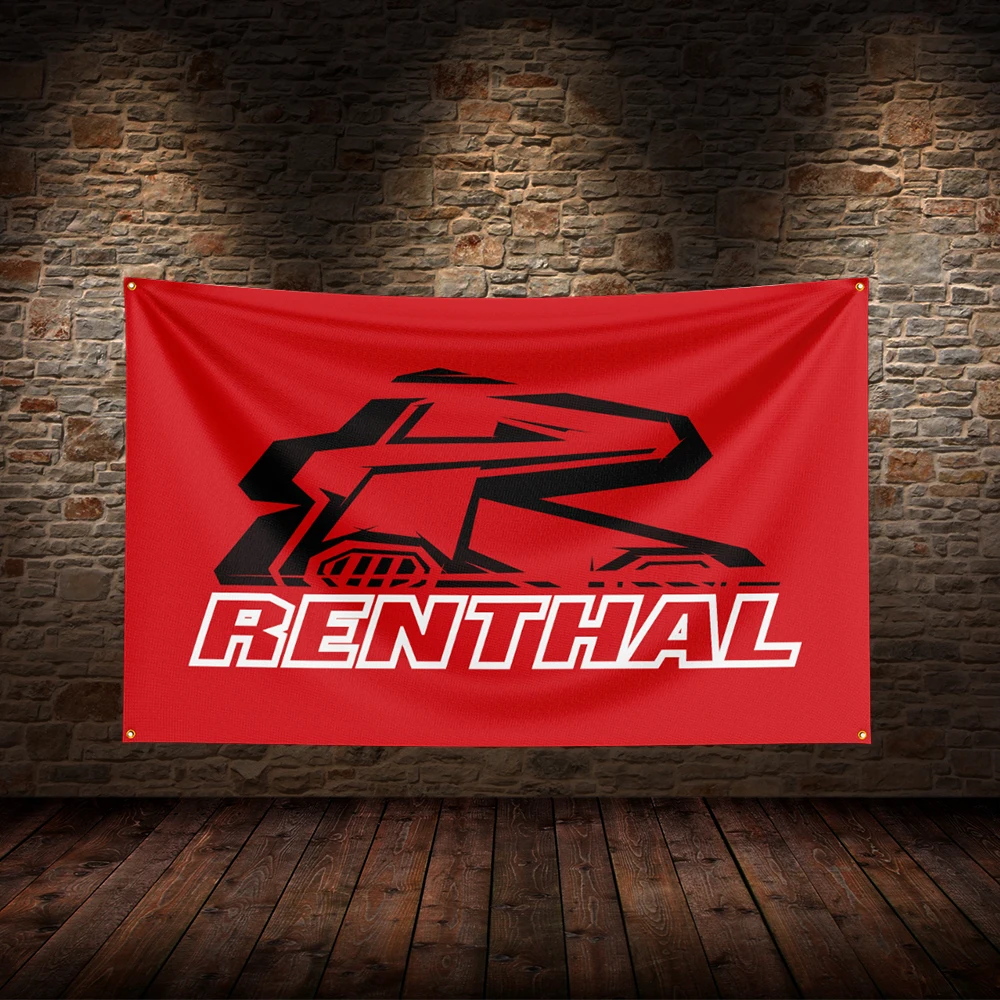 

3x5 Ft R-RENTHALs Flag Polyester Printed Car Flags for Room Garage Decor