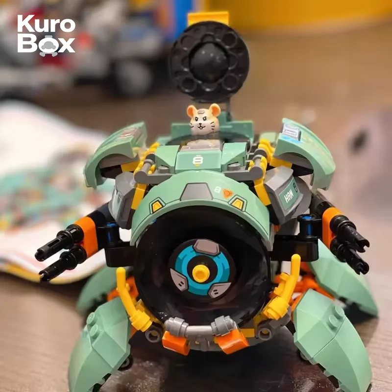 

Hamster Wrecking Ball Transforming Mecha Building Block Model DIY Assembly Toy Creative Robot Figure Holiday Gift for Boys Kids