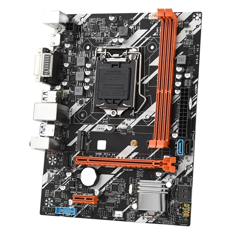 Accesorios de repuesto B75-G placa base de ordenador DDR3X2 LGA 1155 CPU PCI-E X16 ranura para tarjeta gráfica para ordenador portátil