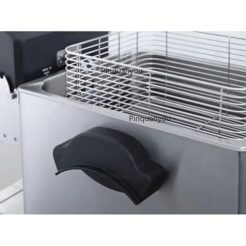 14 L Commercial Double-Tank Deep Fryer with Double-Screen for Restaurant Multi-Function Deep Fryer CB CE ETL Certified