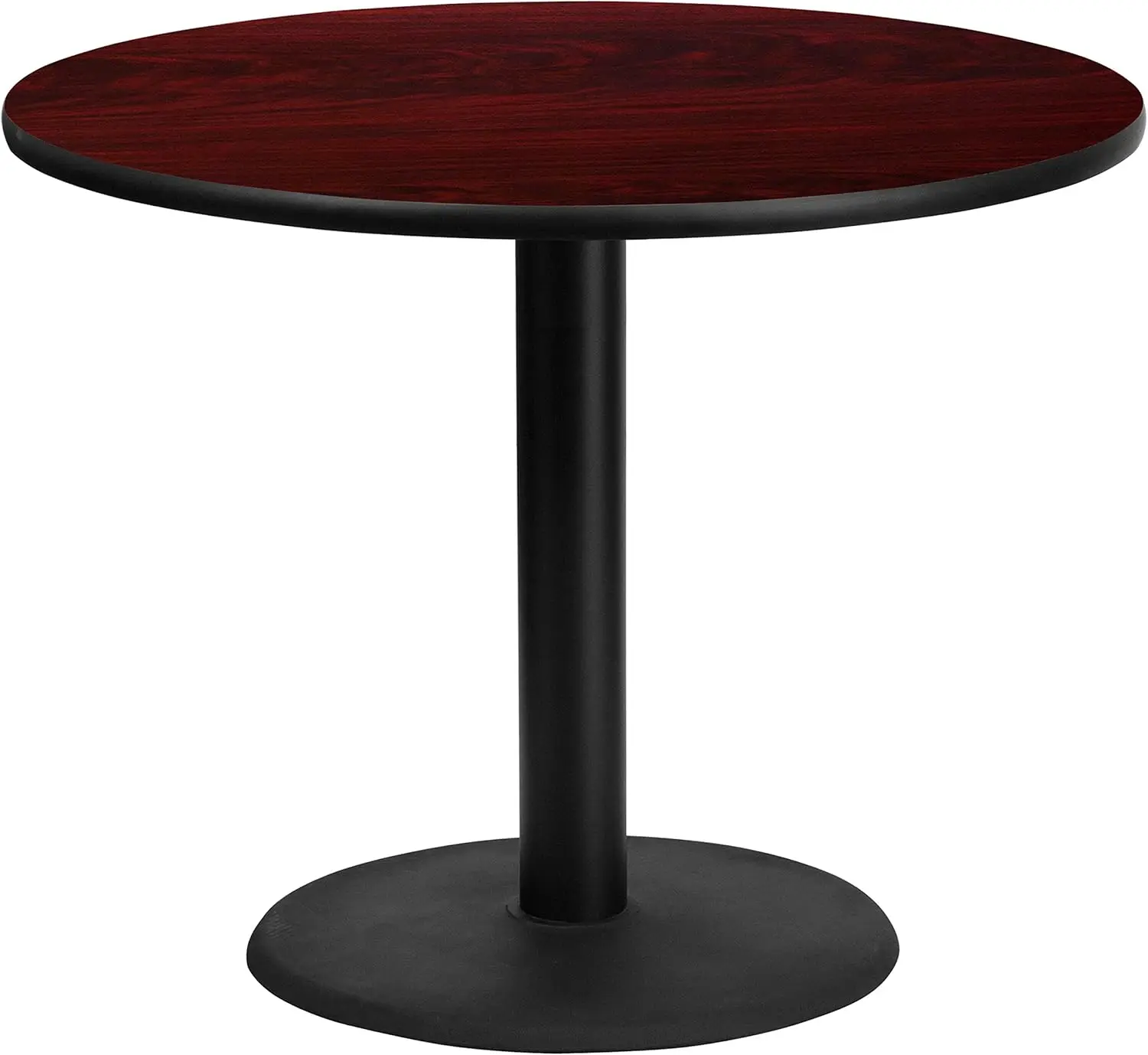 

Flash Furniture Graniss Круглая столешница из ламината красного дерева диаметром 36 дюймов с основанием круглого стола диаметром 24 дюйма