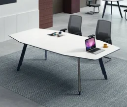 #Meeting Desk White Office Table Workstation Desk Office Furniture L Shape Conference Table