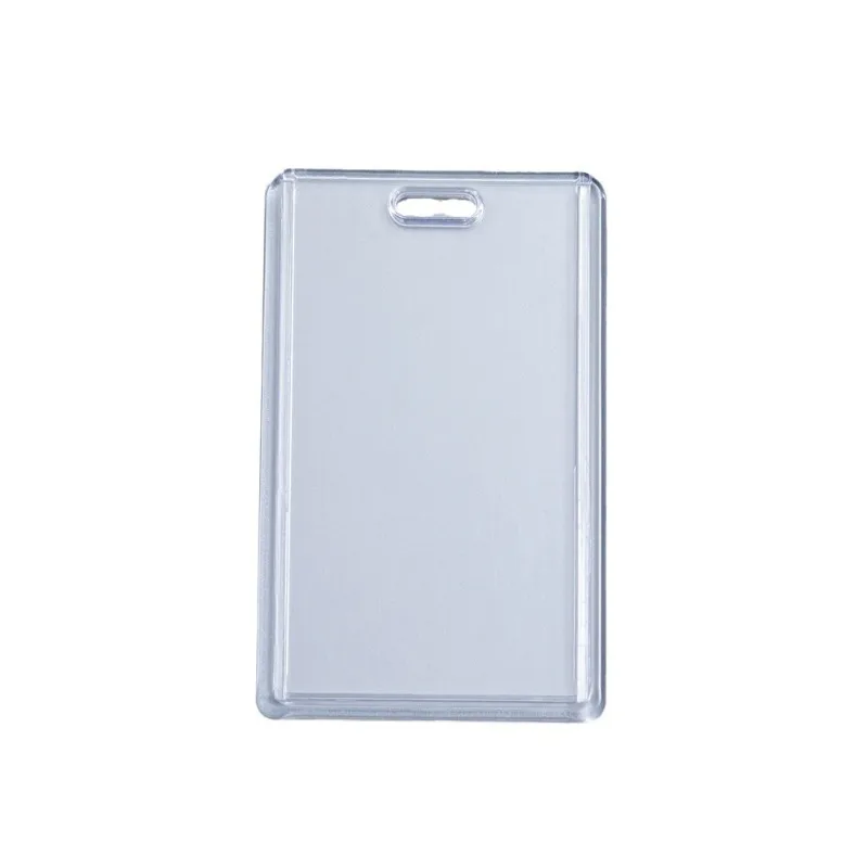 1Pc Double-sided Clear ID Tag Work Pass Card Holder Working Permit Case Badge Sleeve for Staff Nurse Bus Credit Card Protector