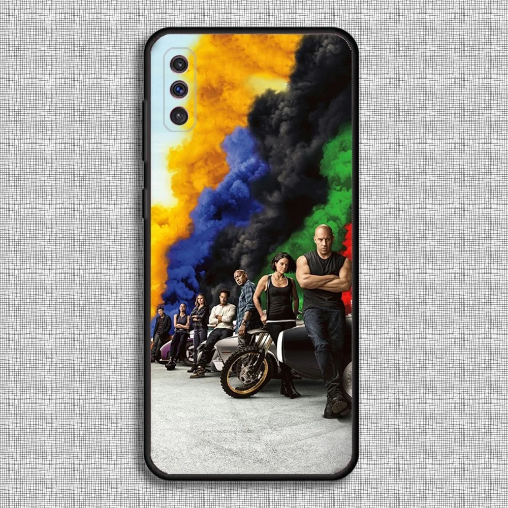 حافظة هاتف سريعة الغاضب لهاتف سامسونج S23,23,22,30,21,10,9,Note20 Ultra,Lite,Ultra,5G,Plus,FE,Black Soft Case