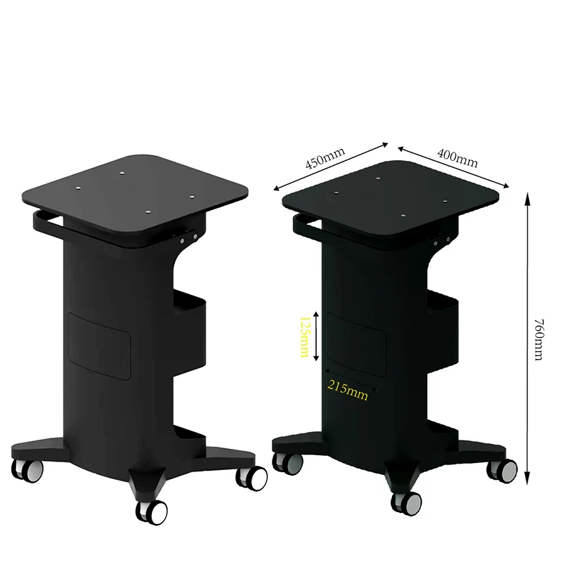 

Durable Cosmetic Instrument Trolley Cart Laser Facial Equipment Cart Medical Trolley Crash Cart Trolley with Storage Drawer